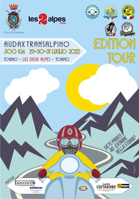 AUdax Transalpino Edition Tour 2022